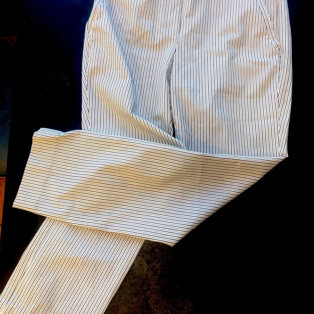 Chico's vertical striped casual pants size 6R